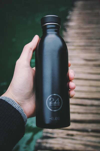 24bottles, Urban vandflaske, sort -  500ml. - Image 2