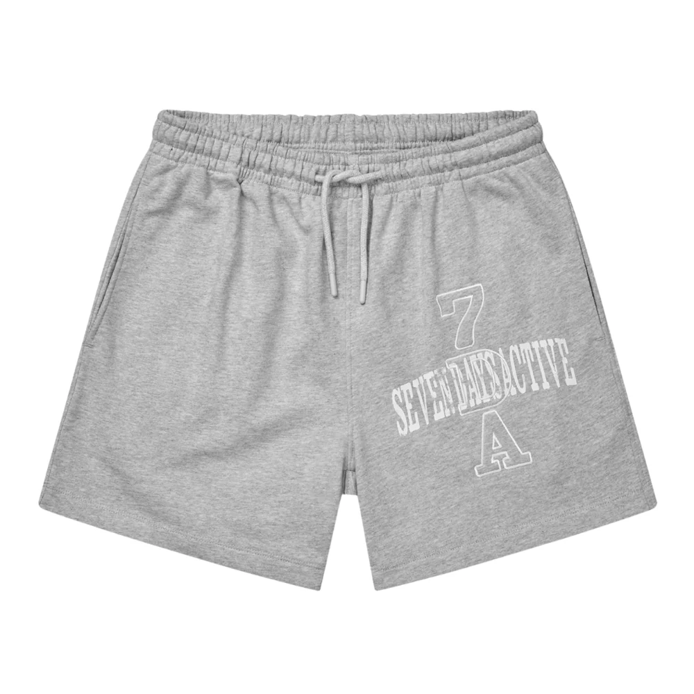 Organic sweatshorts - 022 Heather Grey - Image 2