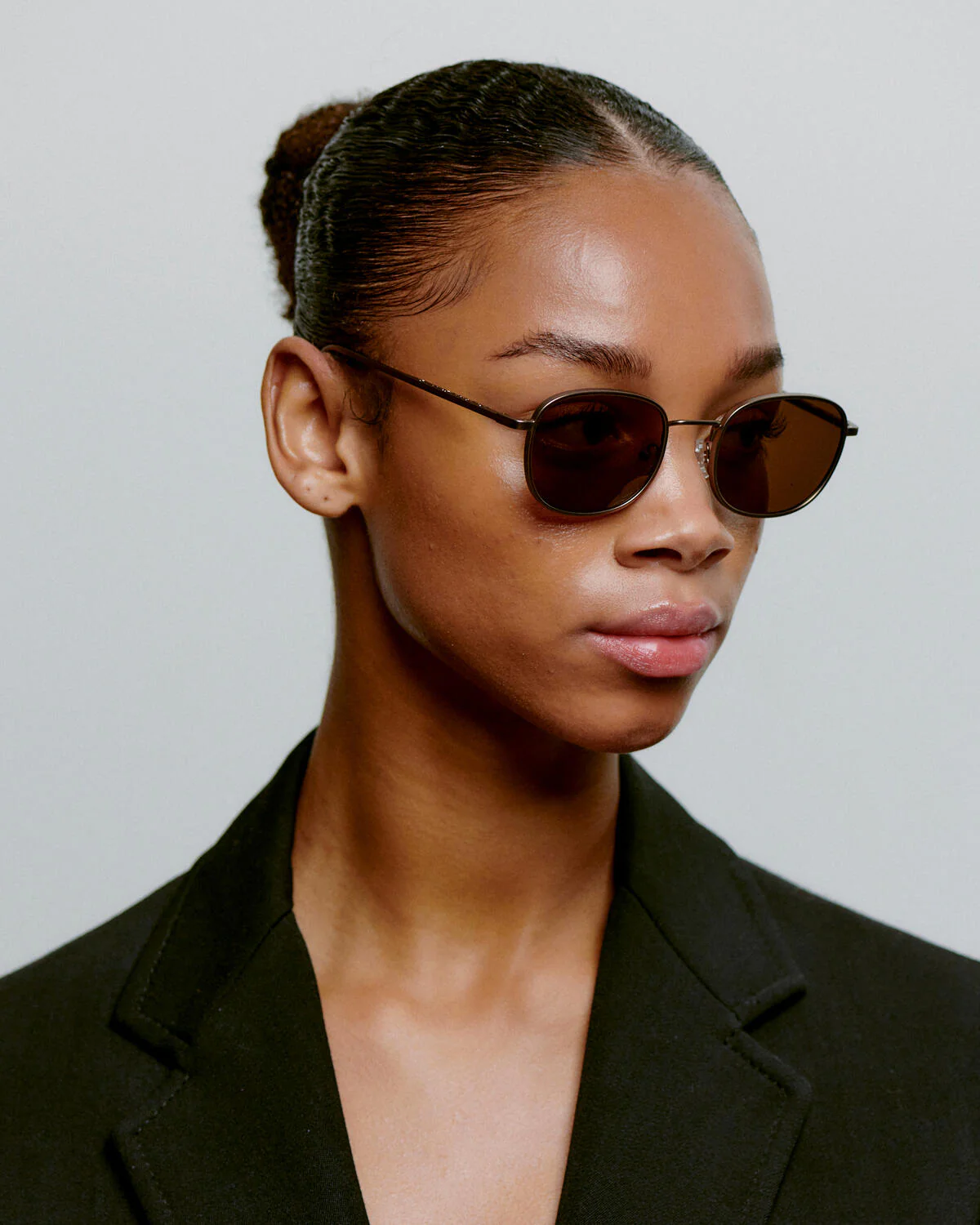 Hello solbrille - Matte Brown - Image 5
