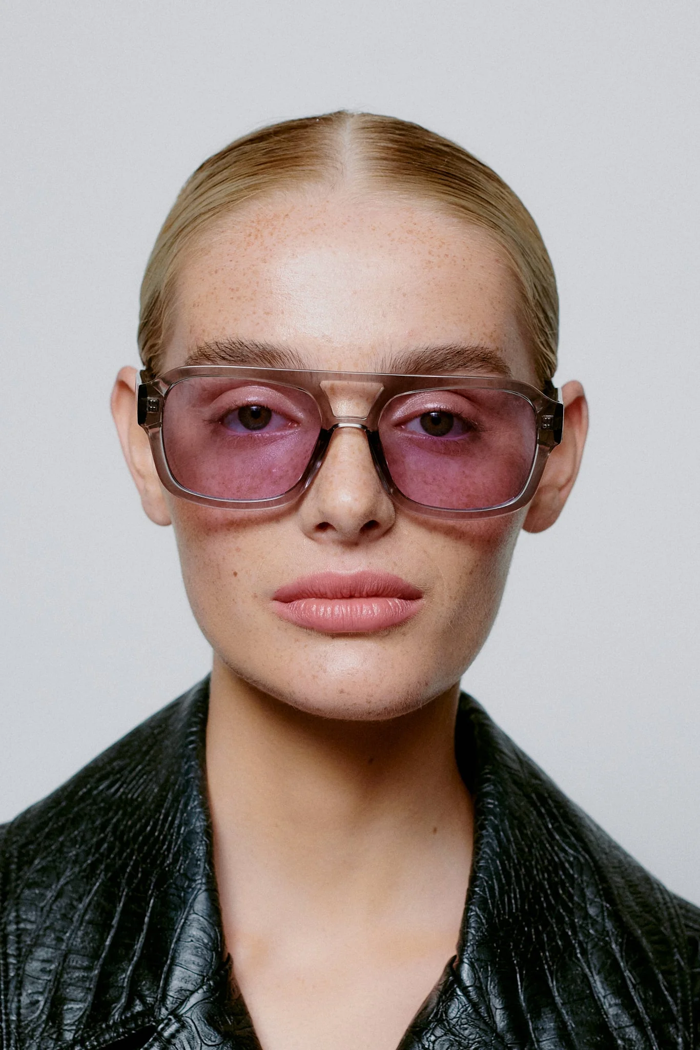 Kaya solbrille - Grey Transparent - Image 2