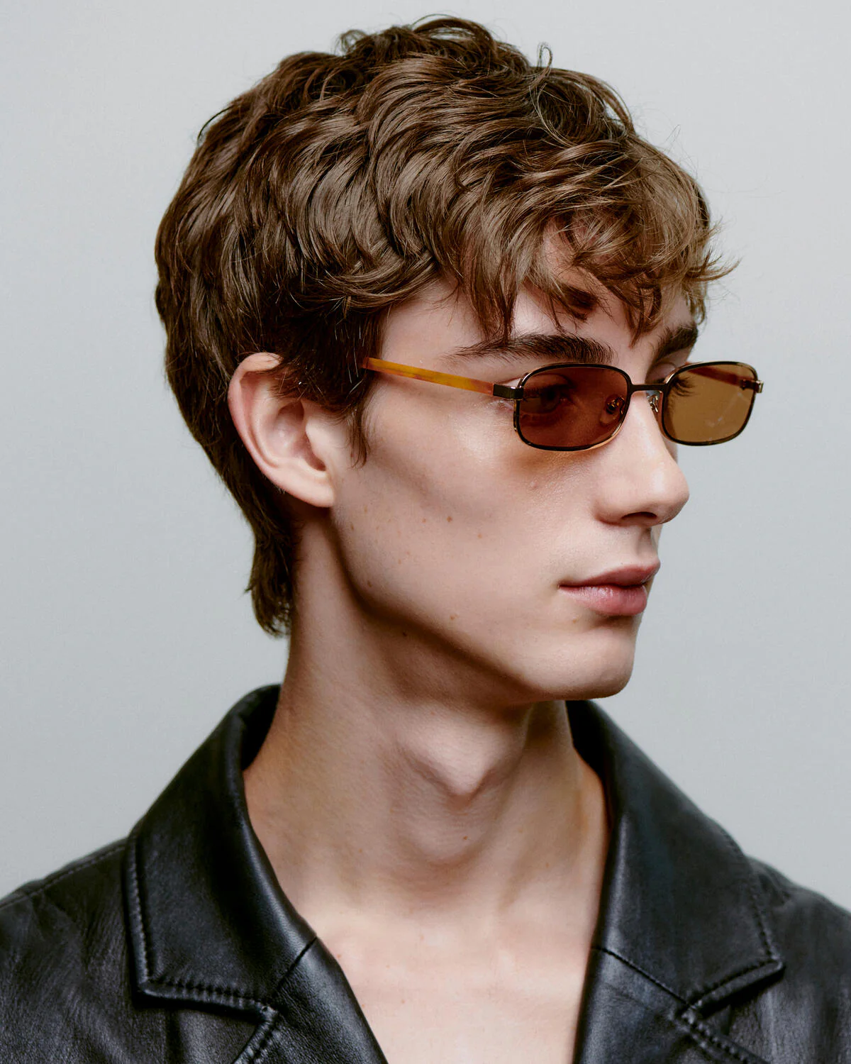 Noah solbrille - Gold Burnt Amber - Image 5