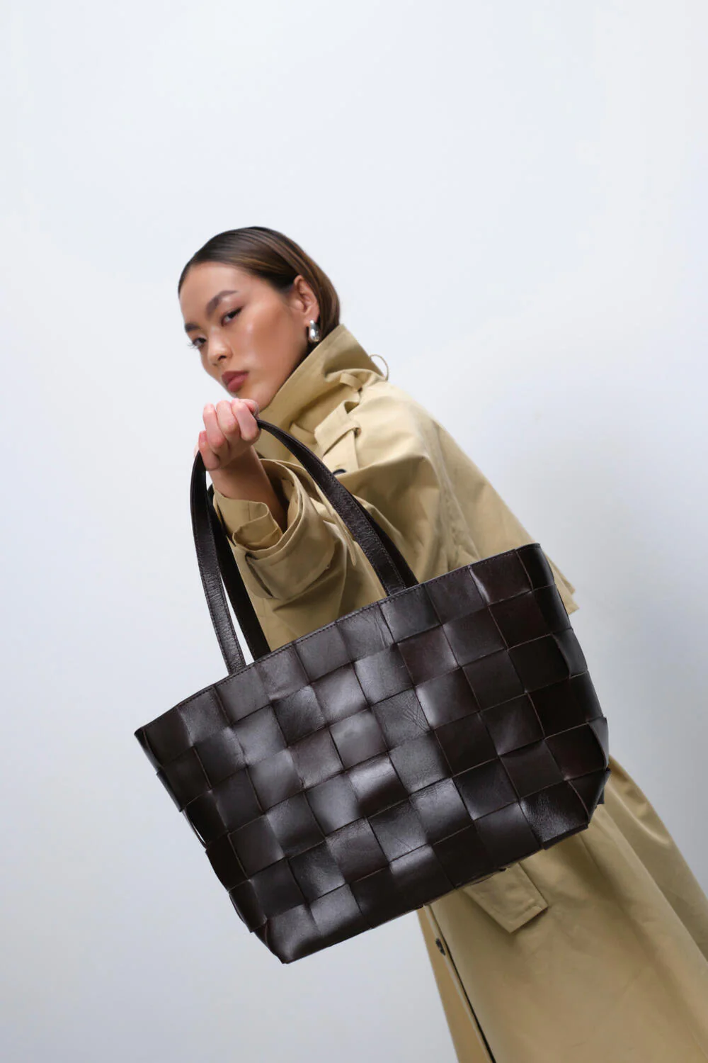 Limona Meike shopper - Dark Brown - Image 2