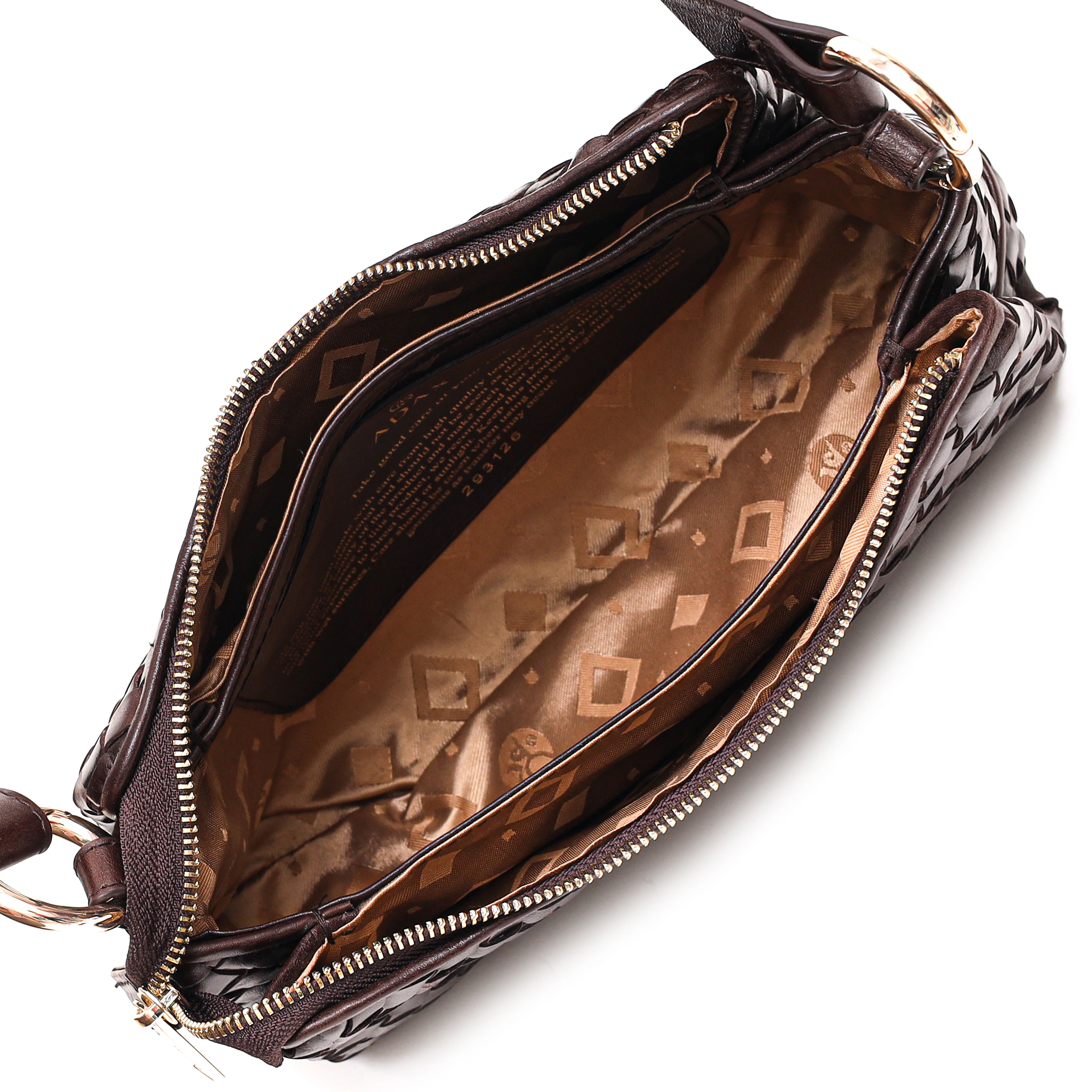 Salerno Eleonora skuldertaske - Dark Brown - Image 5