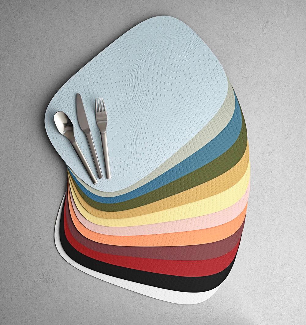 Karim Rashid Olive dækkeserviet - 45x30,6 cm. - Image 2