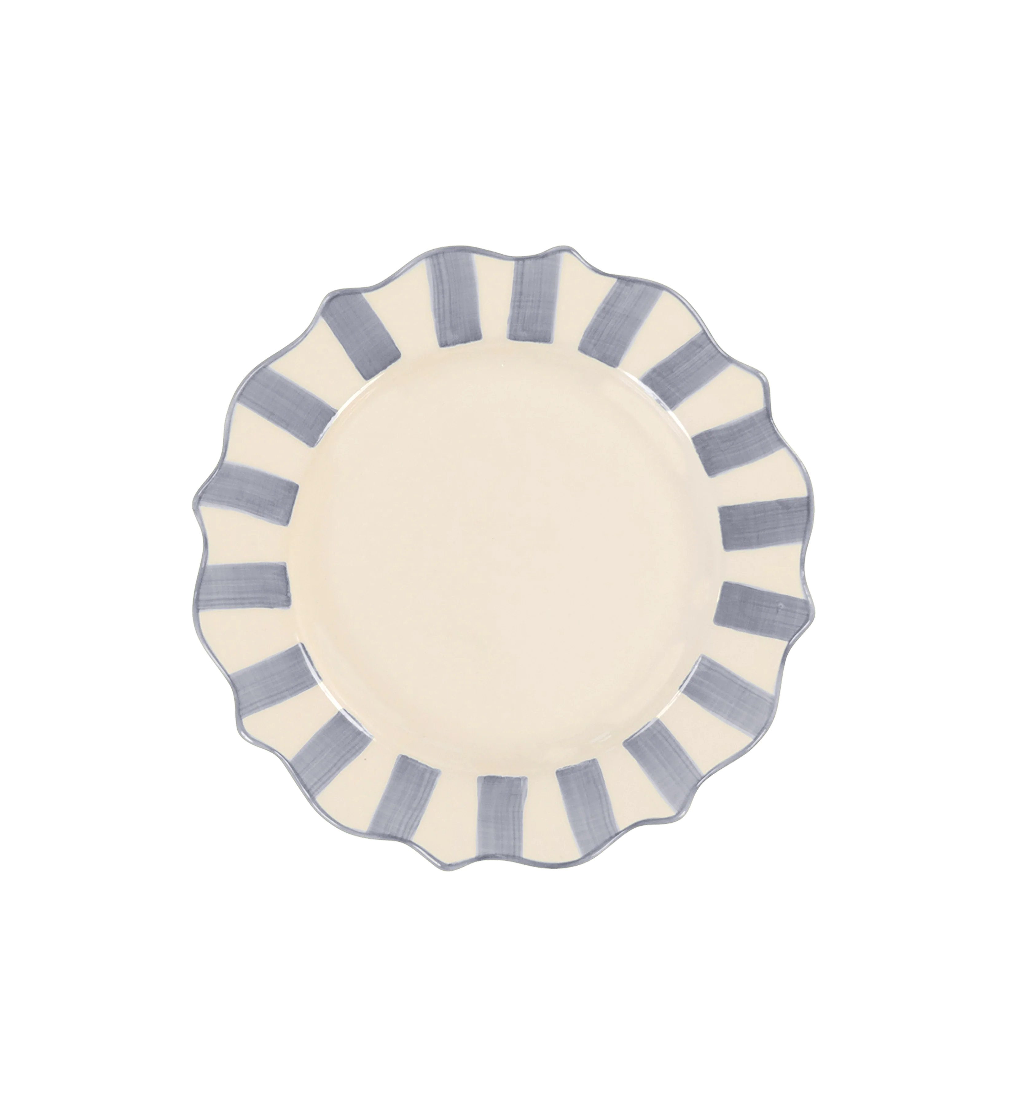 Lilac Scalloped frokost tallerken, lilla - Ø22 cm.