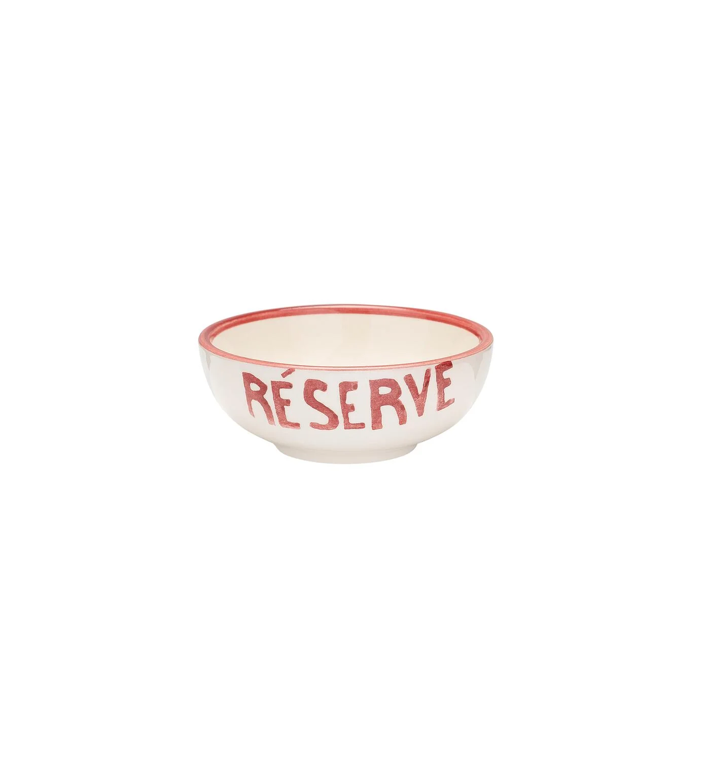 Résérve tapas skål - rød
