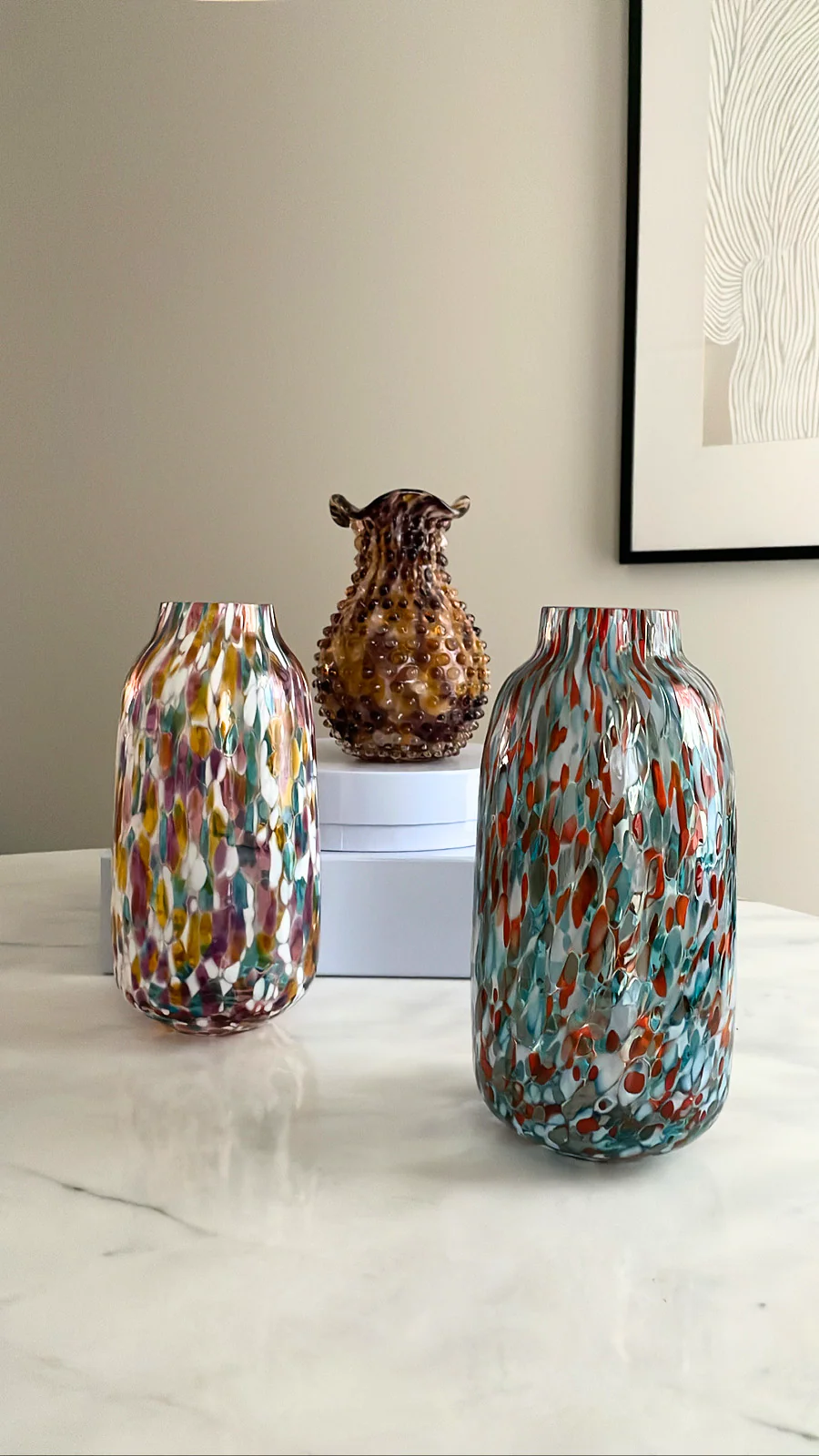 Confetti Blonde vase - Mahogany - Image 3