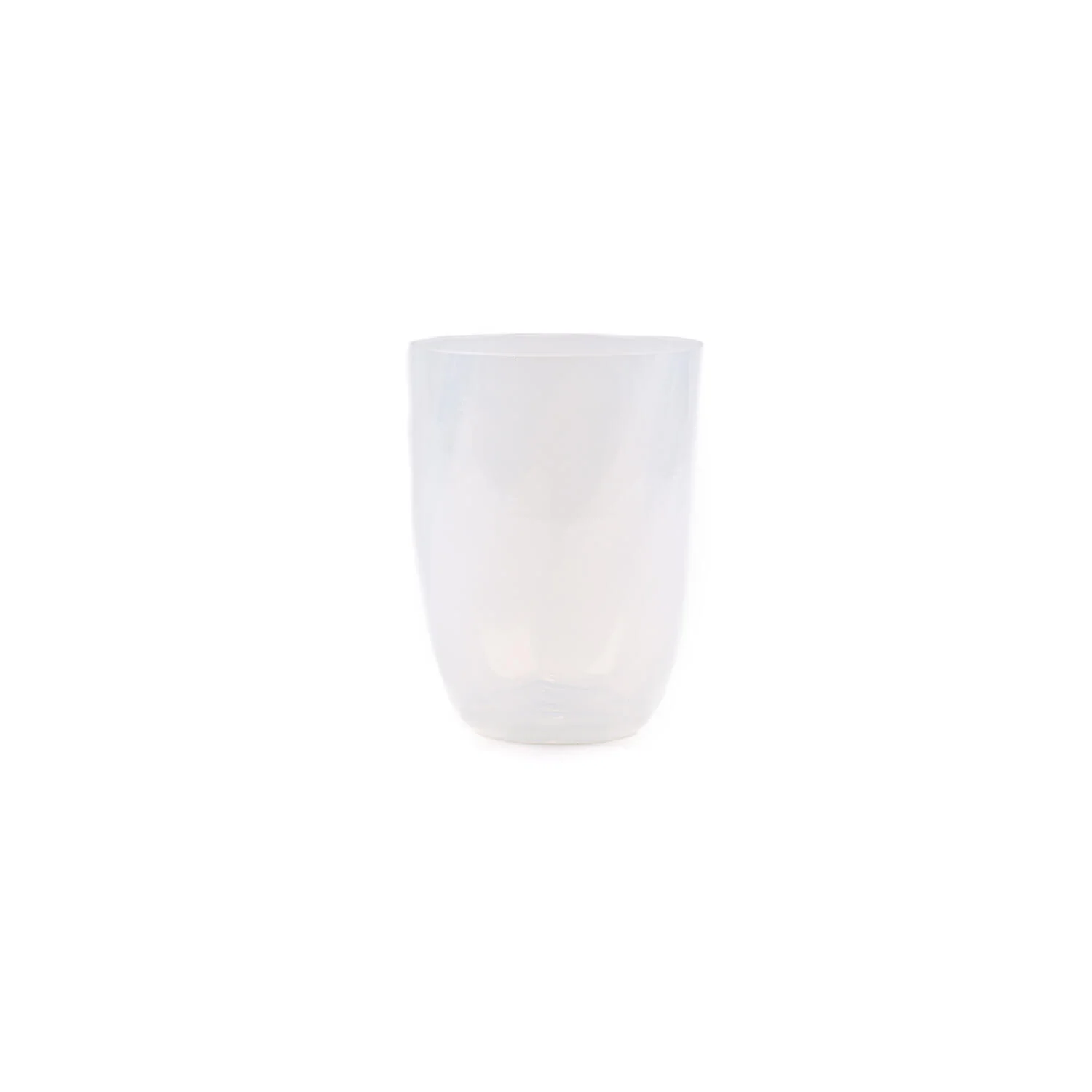 Opaline Swirl Tumbler vandglas - Creamy White