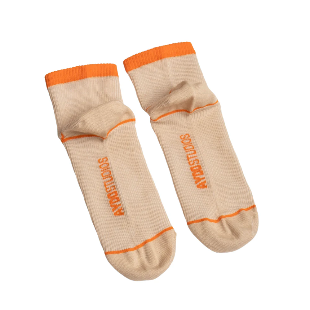 Nice strømper - Smoke Grey/Golden Poppy - Image 4