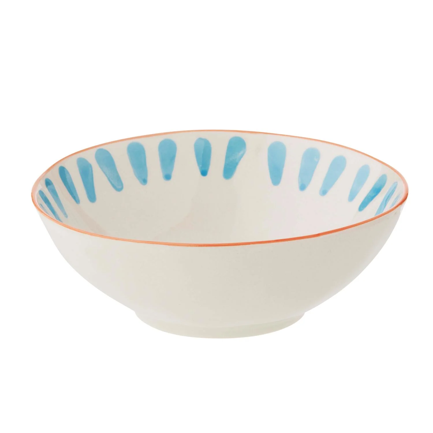 Aqua skål m. fisk, blå/orange - D16 cm - Image 3
