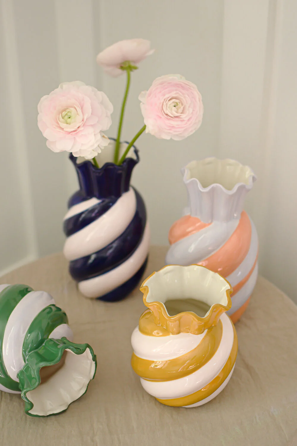 Candy vase, blå/pink - H23 cm - Image 3