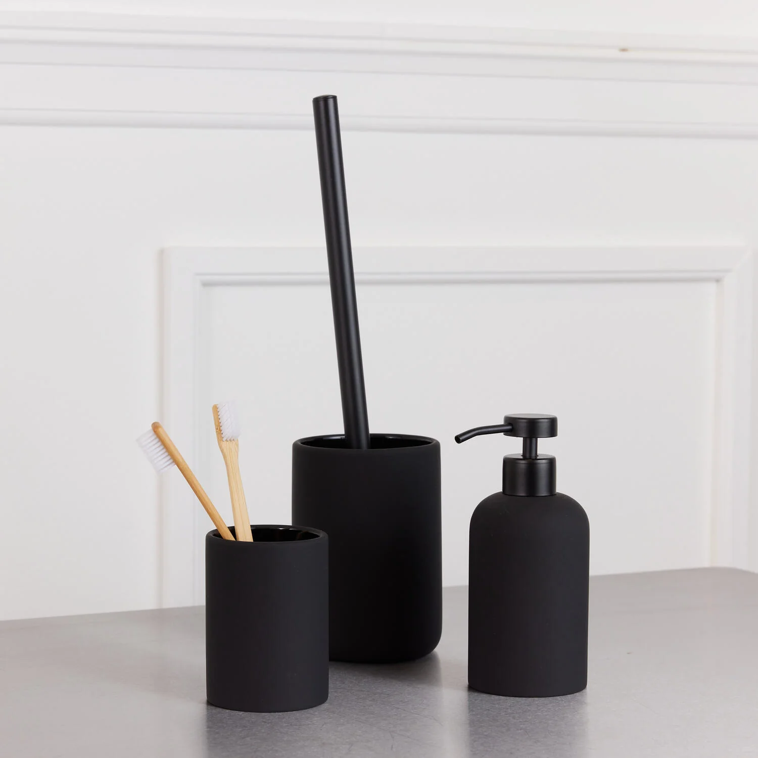 Ceramic Smooth tandbørstekrus - sort - Image 2