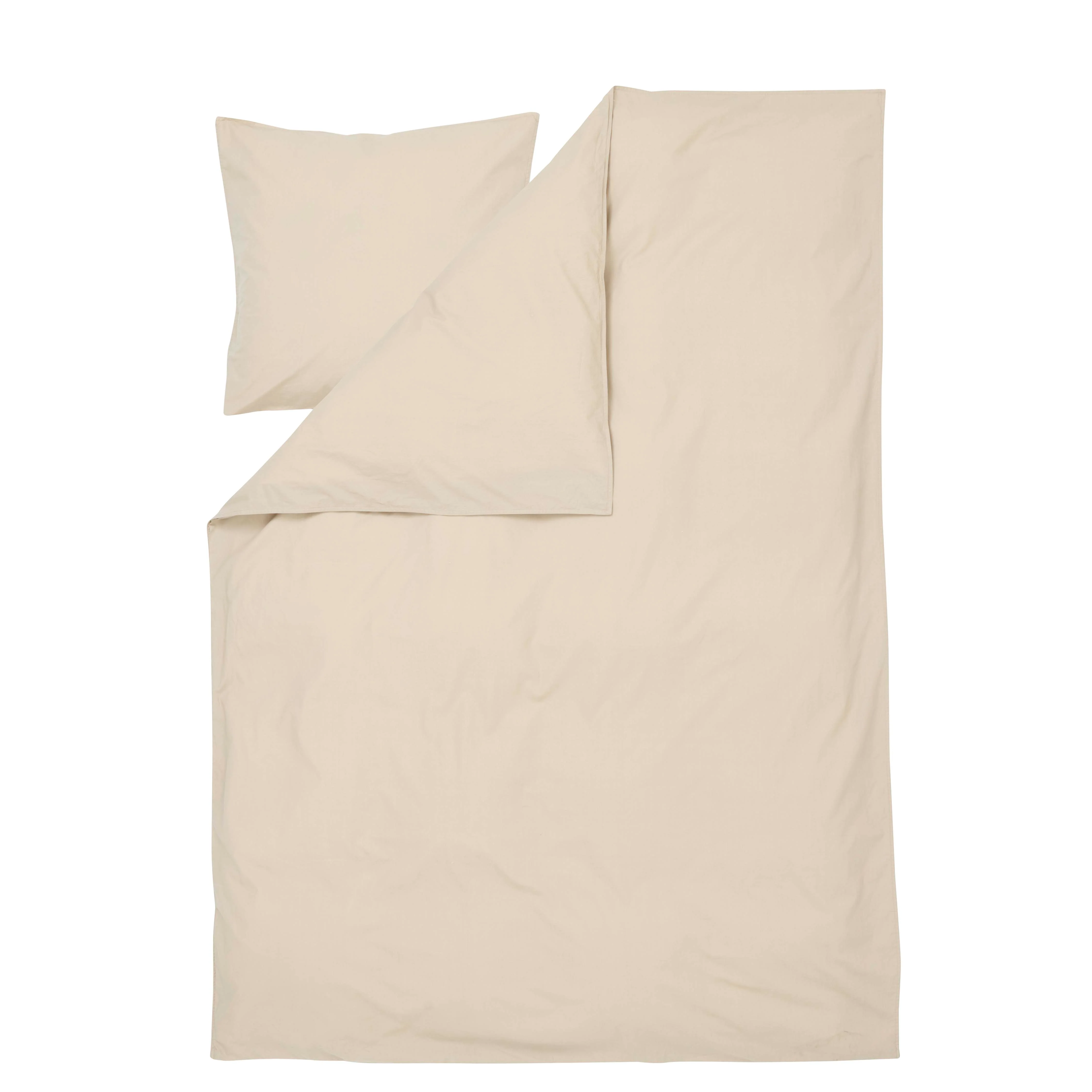 Curly Percale sengesæt - sand - Image 2