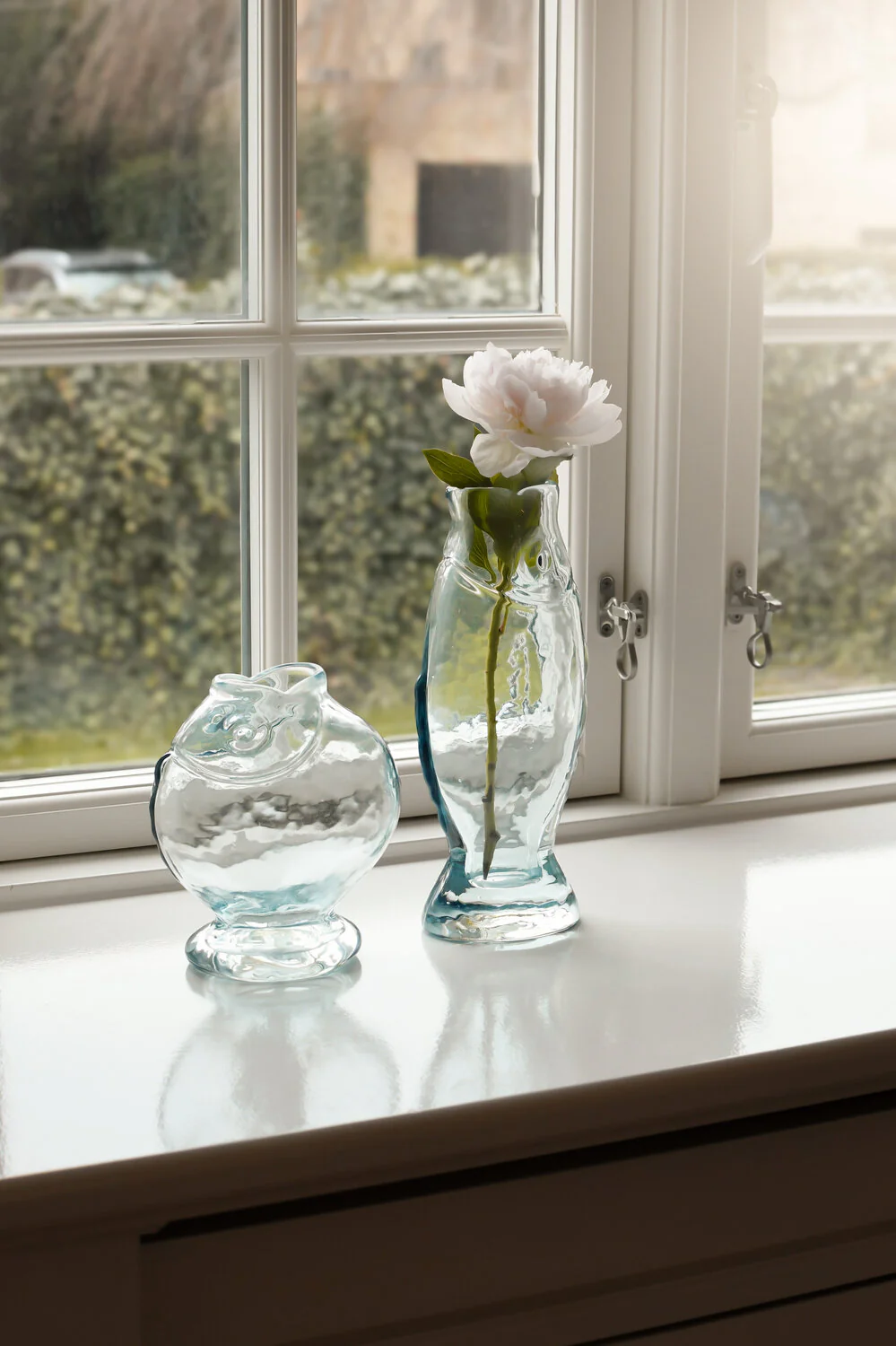 Fish vase, blå - H27 cm - Image 2