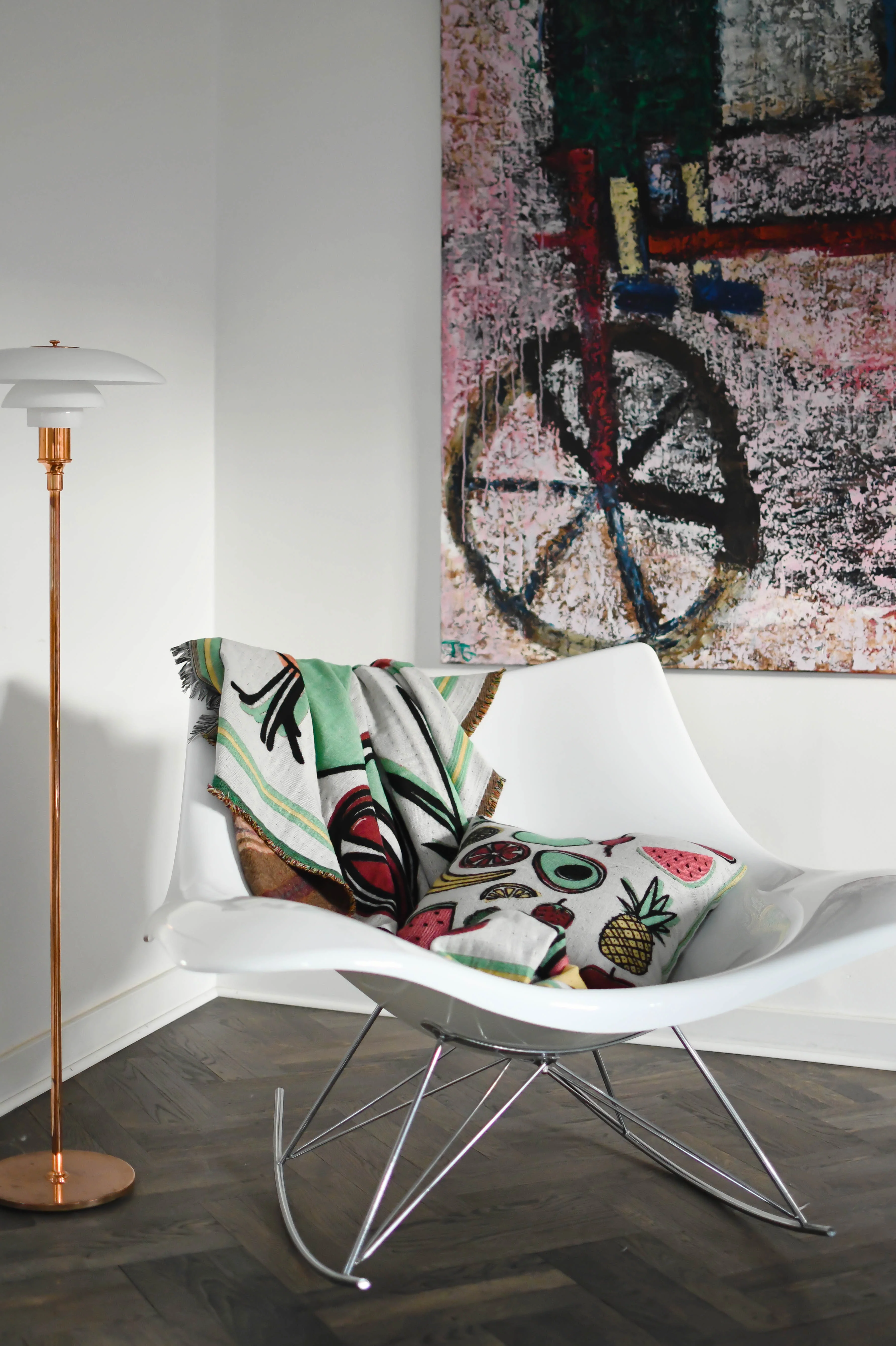 Fruity plaid - 130x170 cm. - Image 2