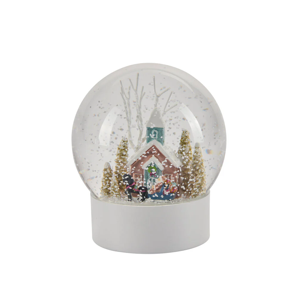 Rystekugle m. hus og kane - H11,4 cm. - Image 3