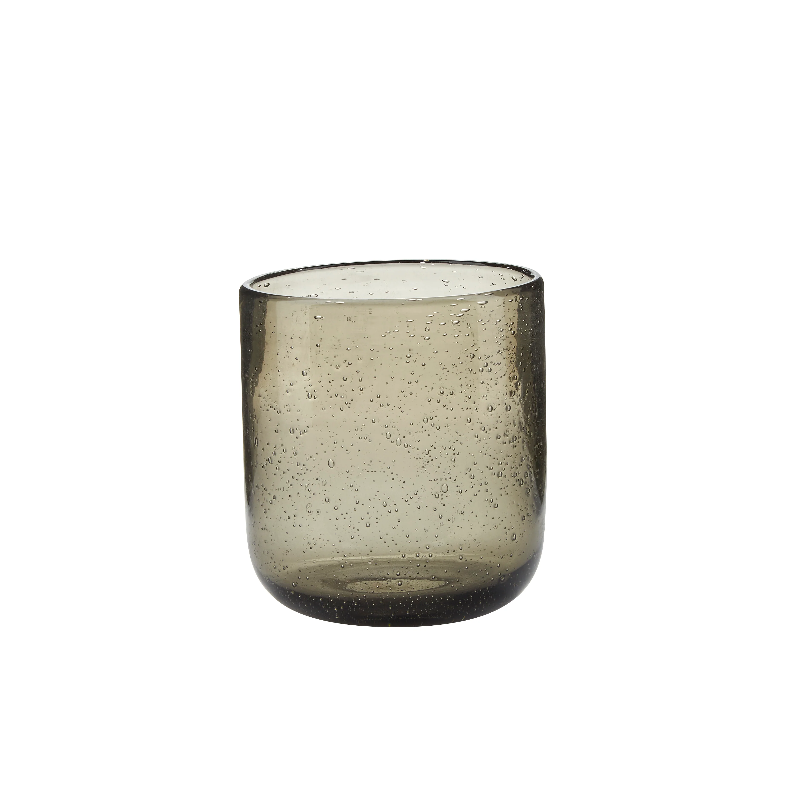 Vandglas, H9 cm. - Smoke