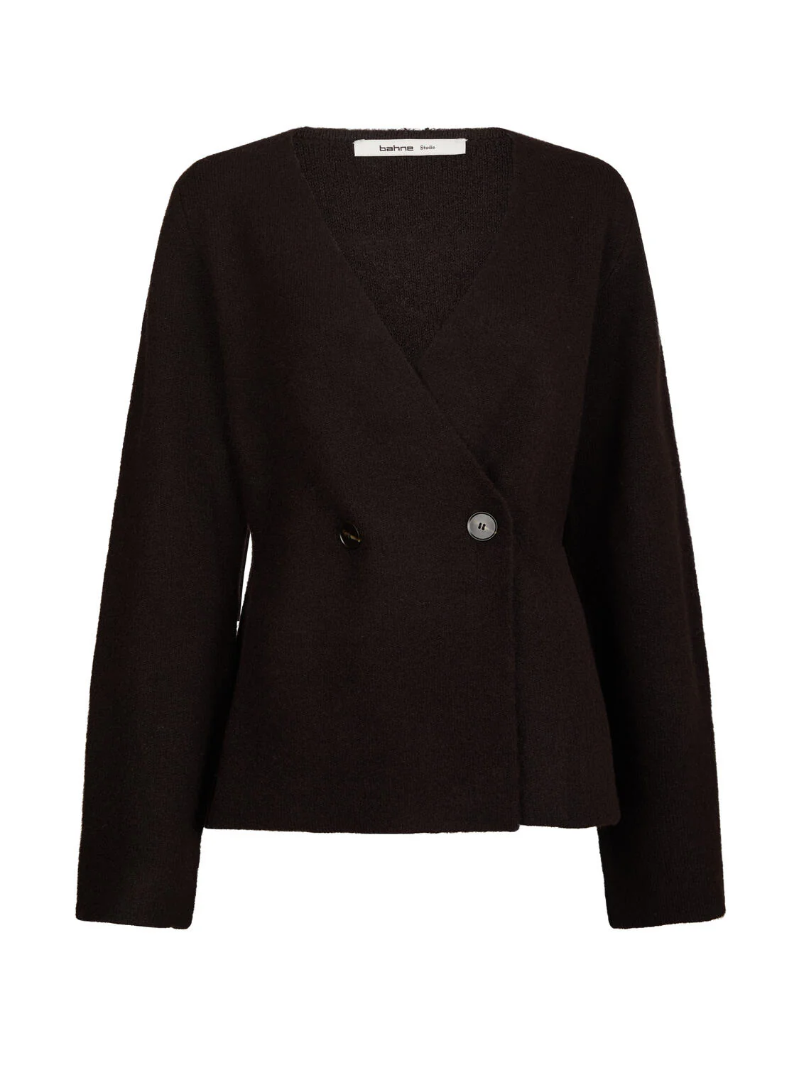 Hanie strik cardigan - Dark Brown