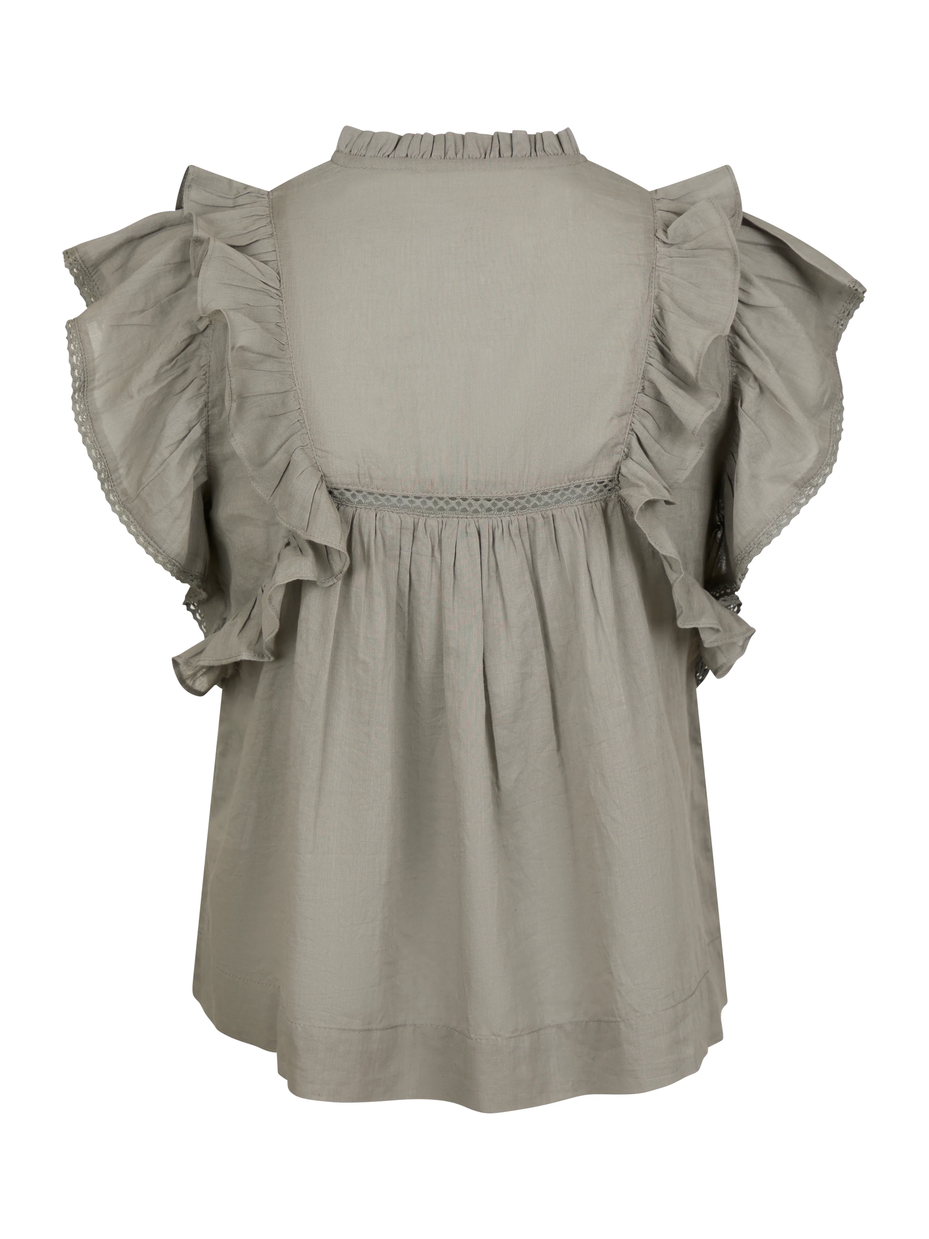 Mable Voile top - Smoke Green - Image 2
