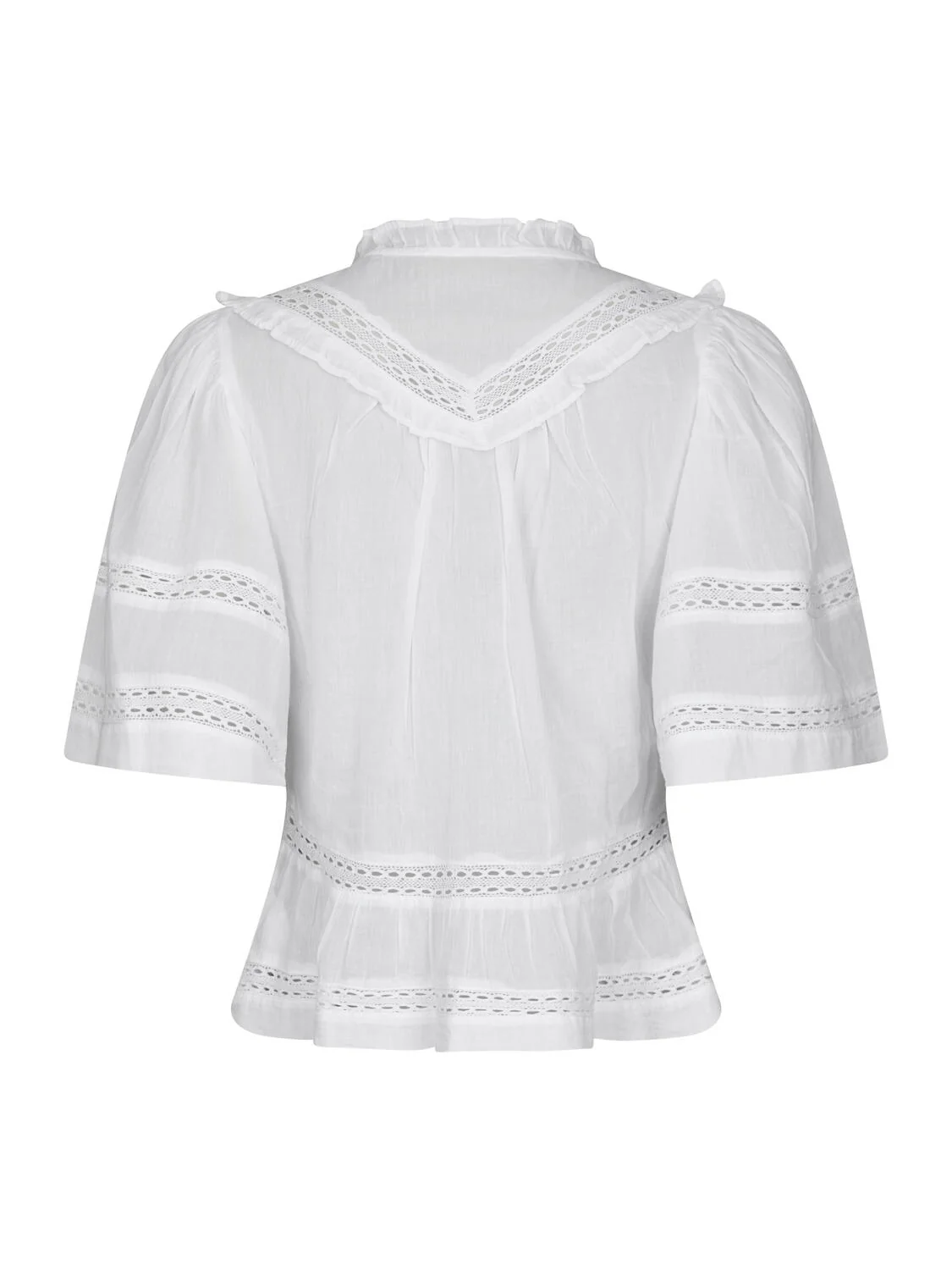 Miene Voile bluse - hvid - Image 2