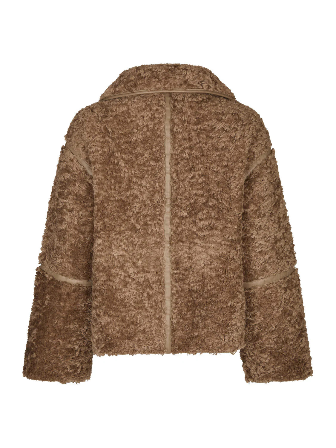 Vestor Faux Fur jakke - Taupe - Image 2