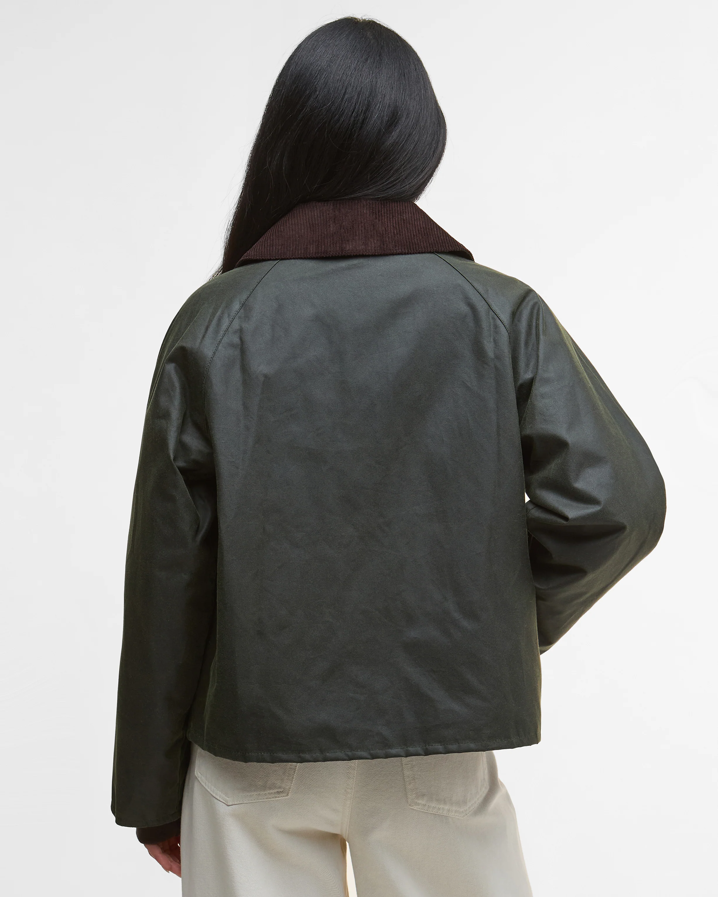 Arlene Wax jakke - Olive - Image 3