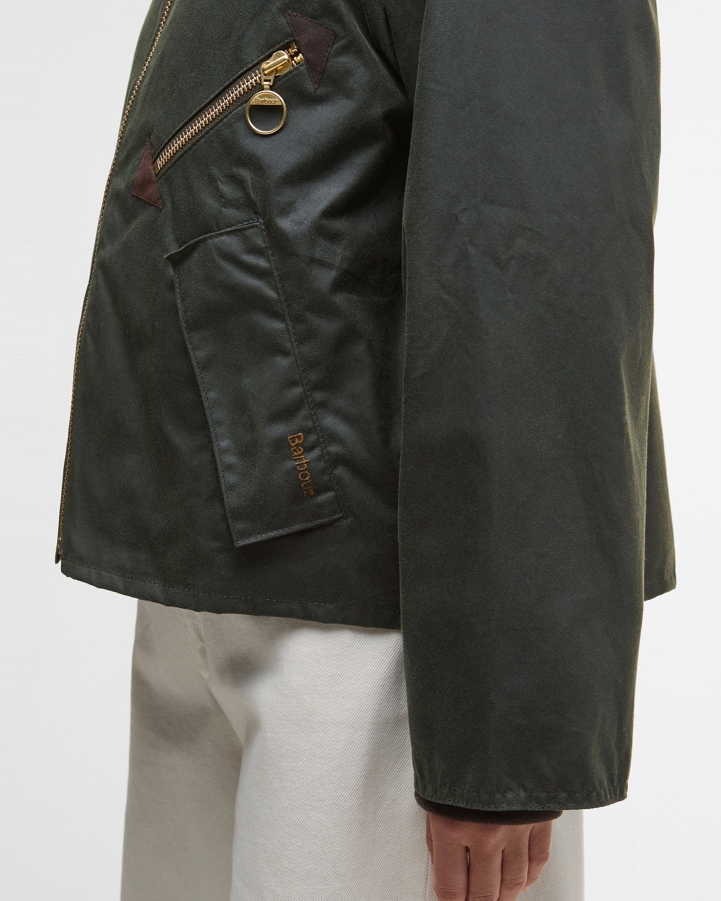 Arlene Wax jakke - Olive - Image 6