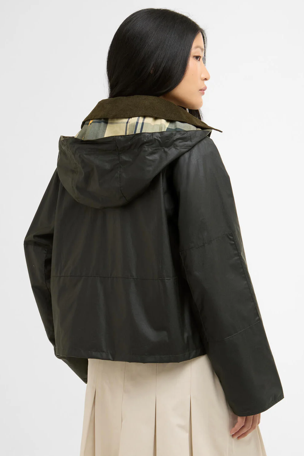 Liza Wax jakke - Olive/Black - Image 3