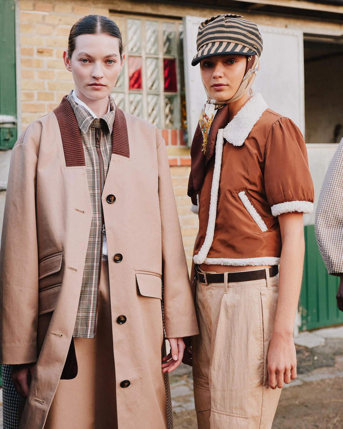 Dagny trenchcoat - Portabella Camel Check - Image 7