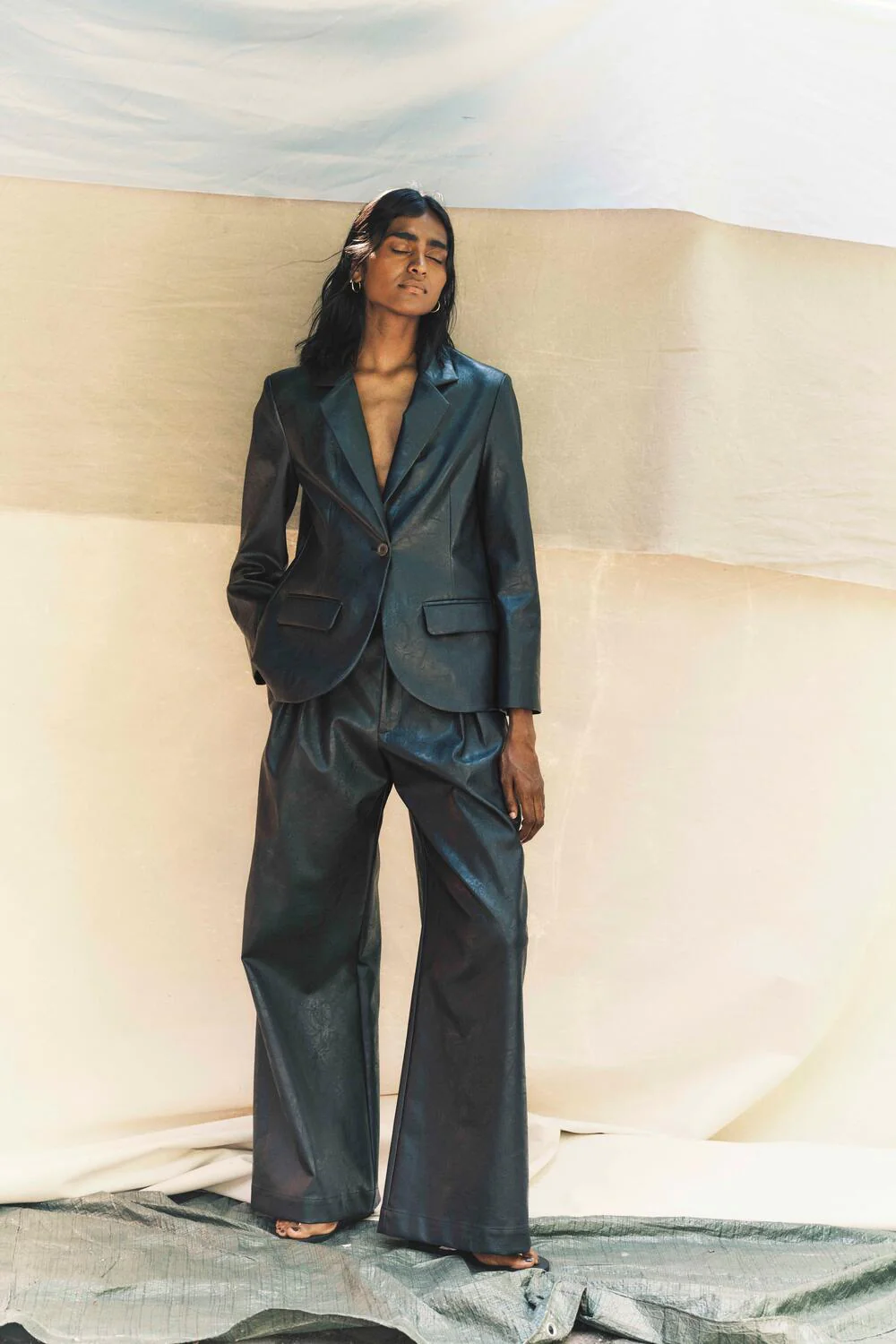 Naomie bukser - Dark Navy - Image 3