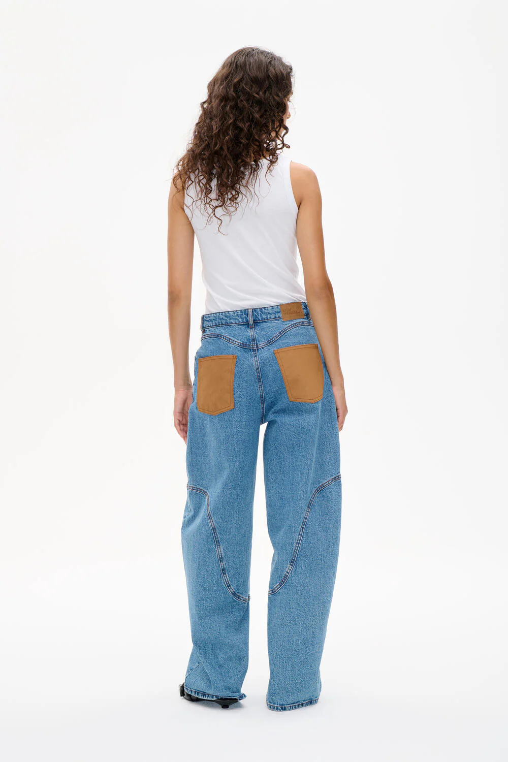 Napolen jeans - Denim Suede Mix - Image 4
