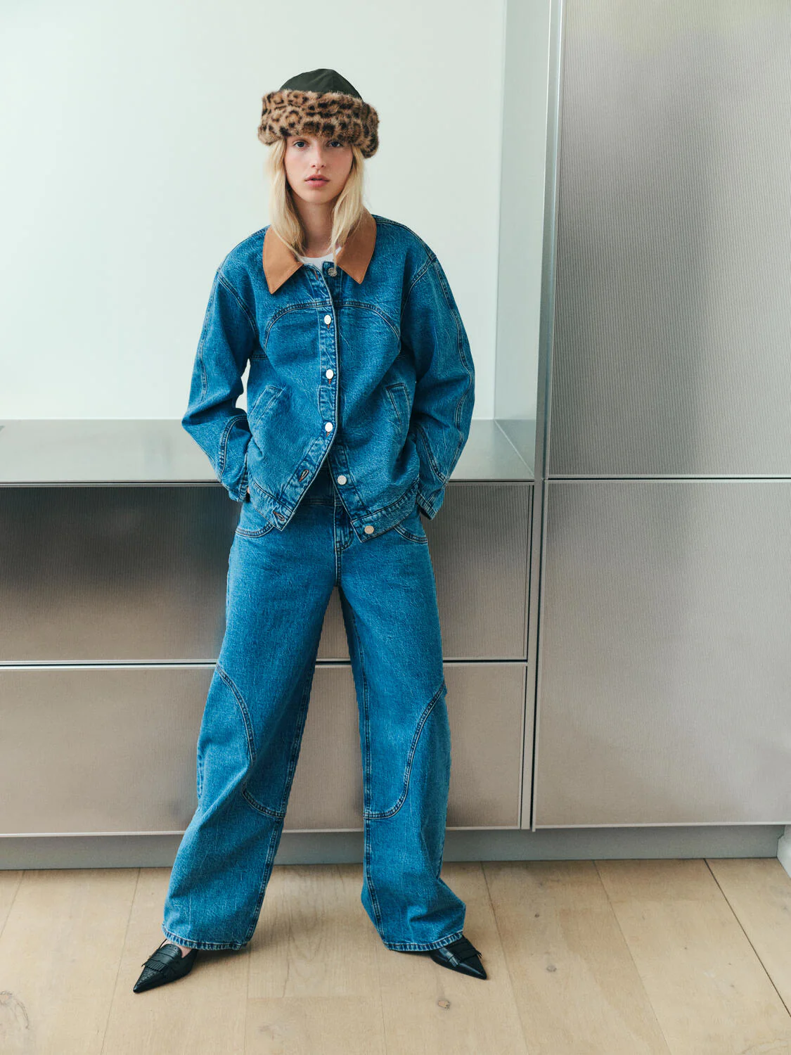 Napolen jeans - Denim Suede Mix - Image 7