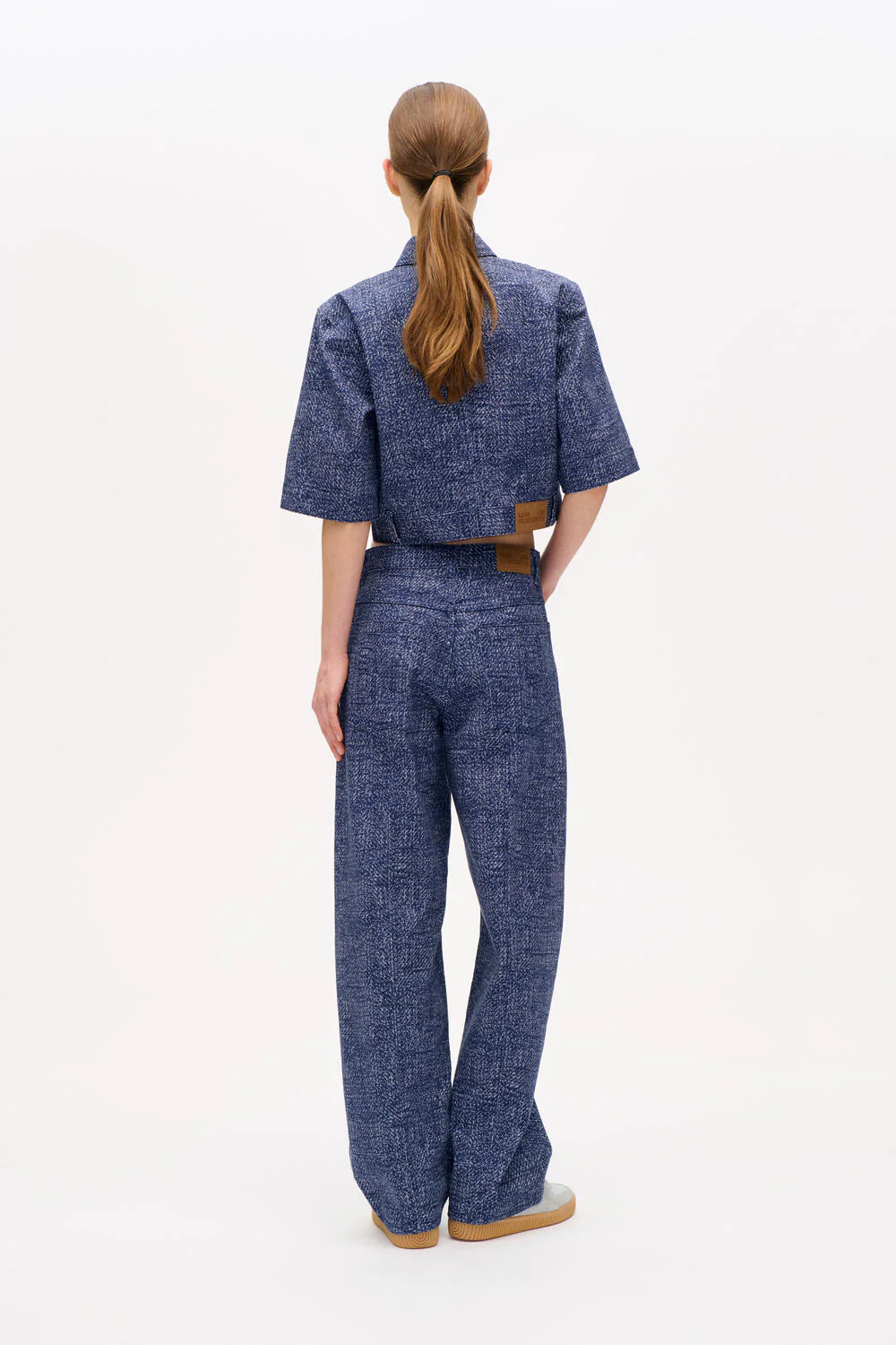 Nara bukser - Printed Chunky Twill - Image 3