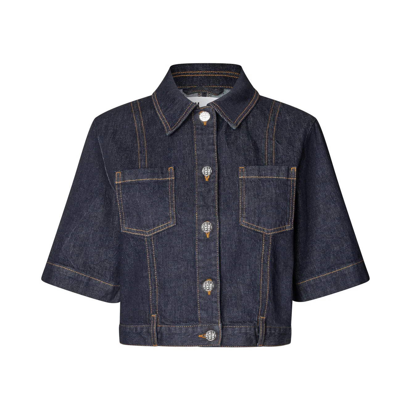 NO 05 denimskjorte - Dark Blue Rinse - Image 2