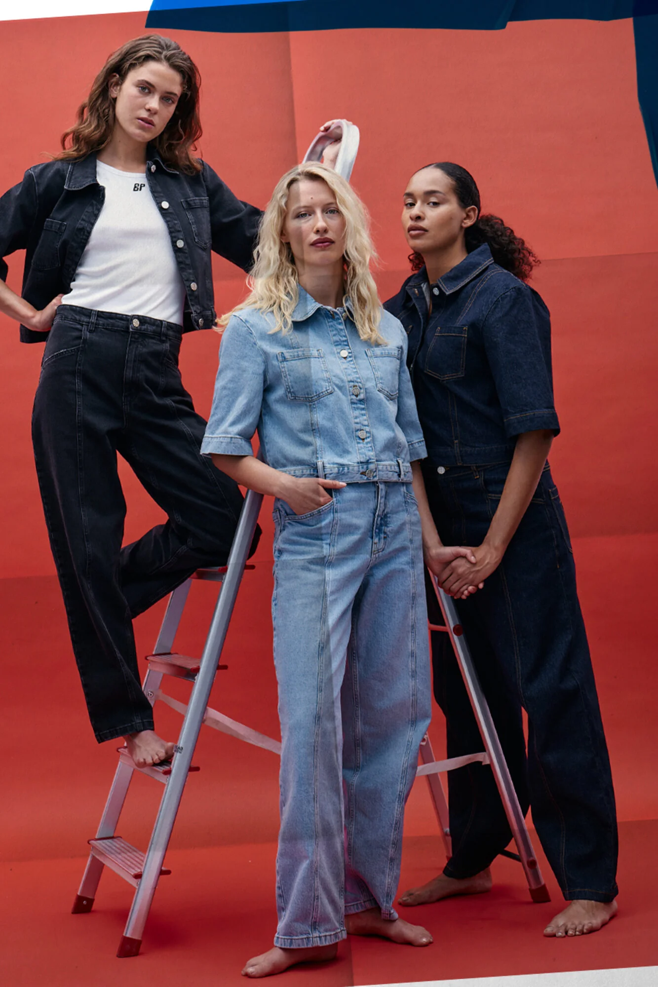 NO 05 denimskjorte - Dark Blue Rinse - Image 7