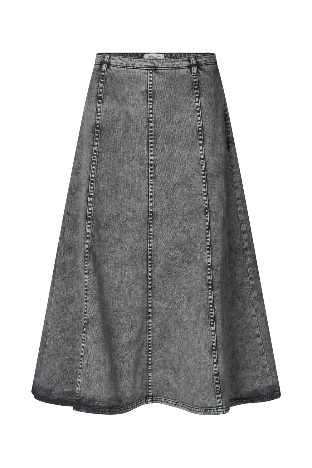 Saara denimnederdel - Washed Black - Image 2