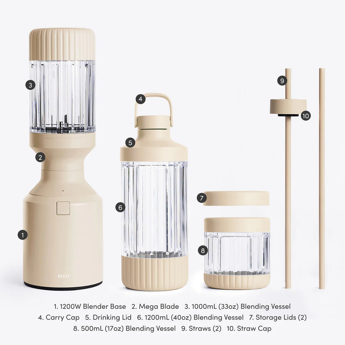 Mega Plus 1200 blender - sand - Image 3