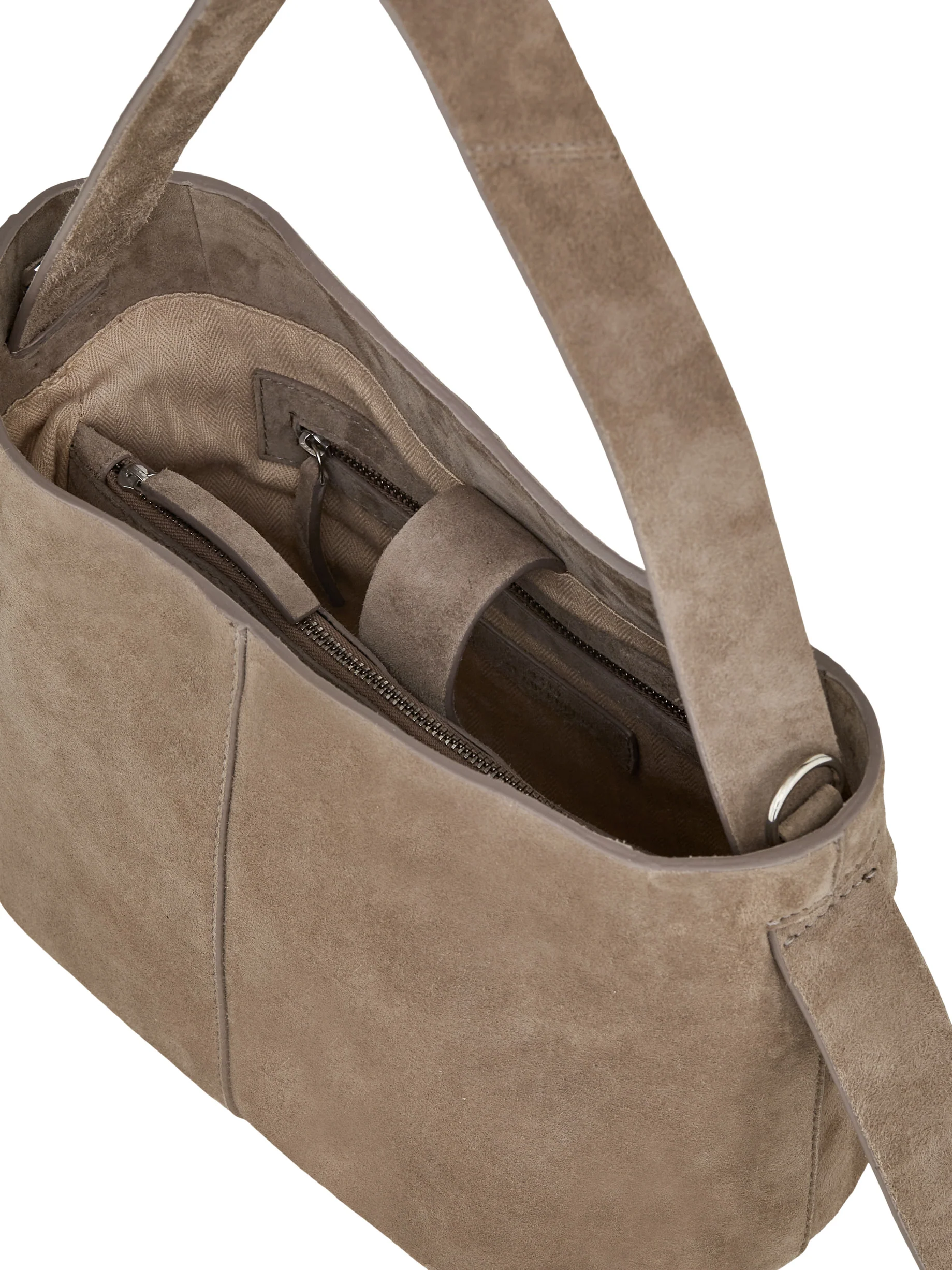 Fraya Small ruskind taske - Moral Gray - Image 2