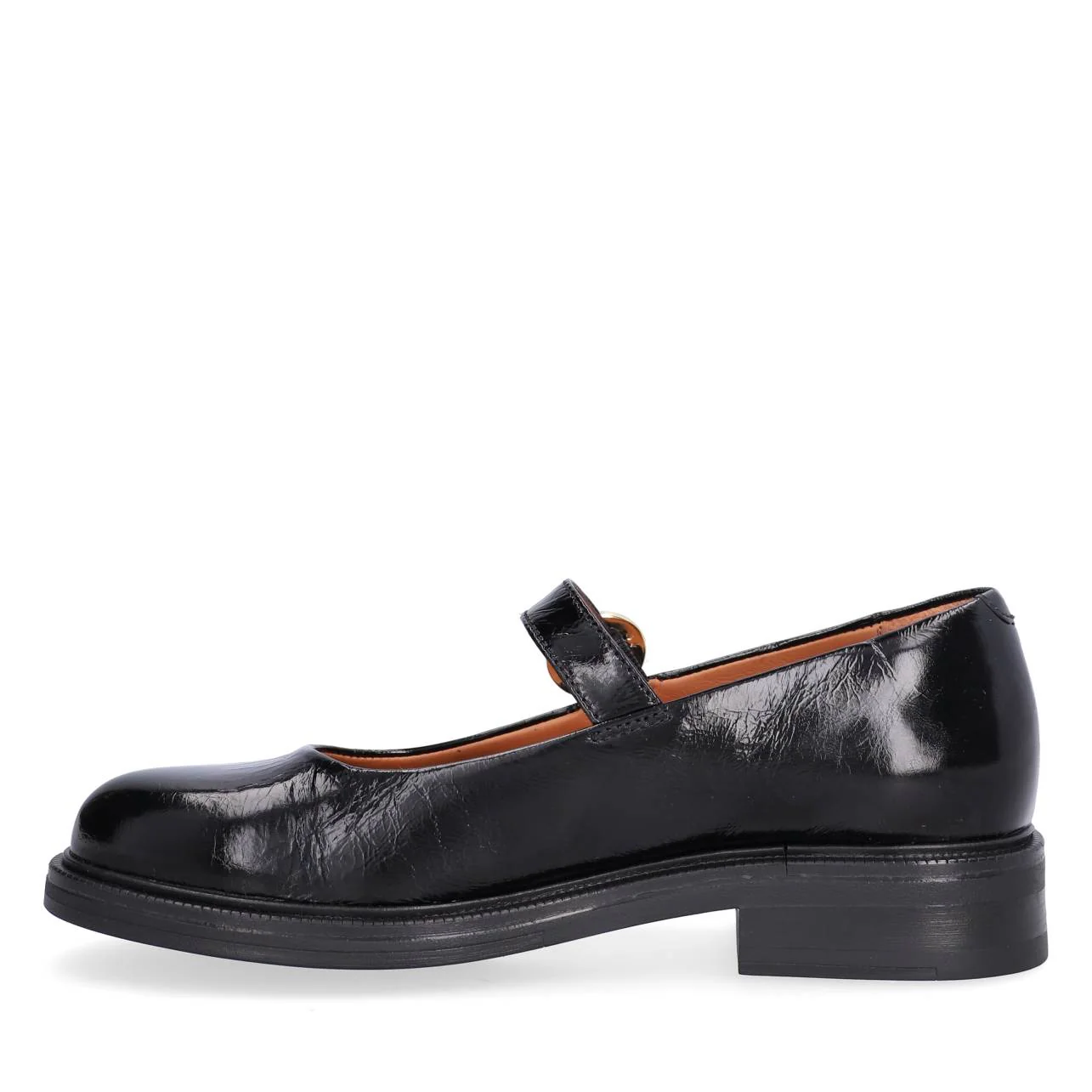 A7016 Mary Jane loafers - Black Naplack 260 - Image 6