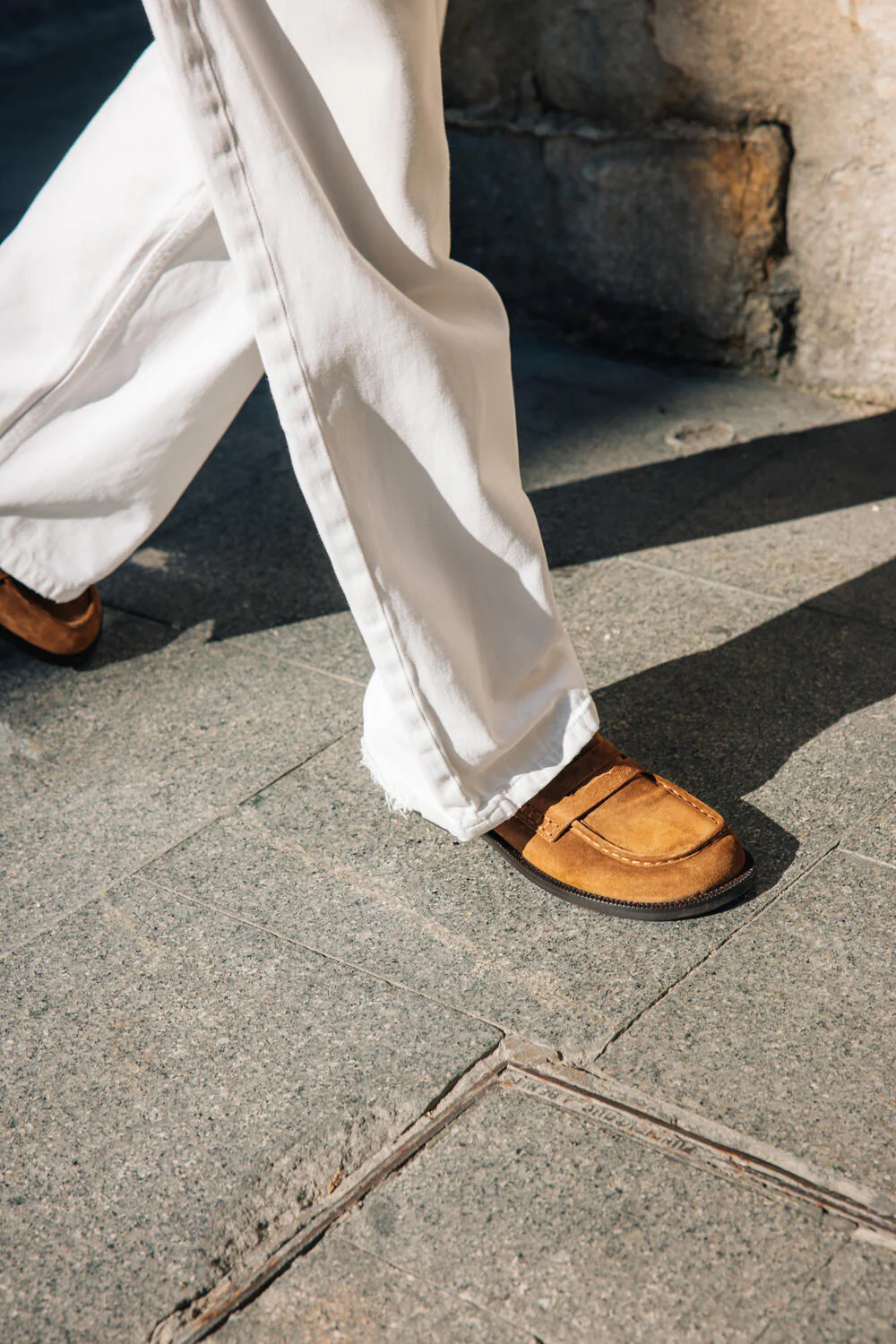 A9010 loafers - Tabac Babysilk Suede 555 - Image 6
