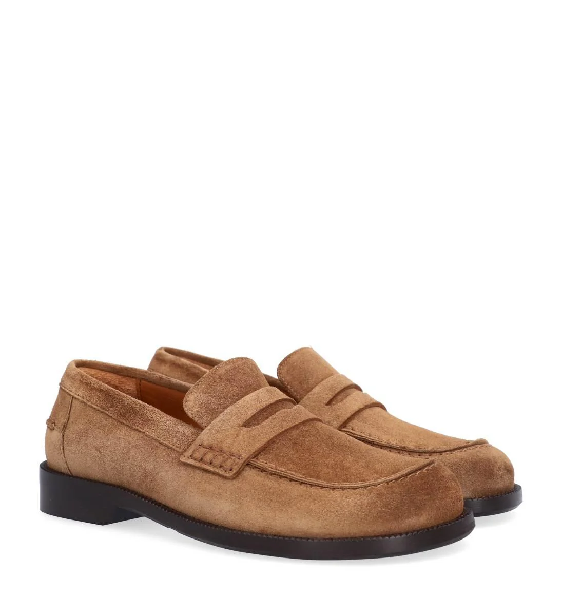 A9010 loafers - Tabac Babysilk Suede 555 - Image 9