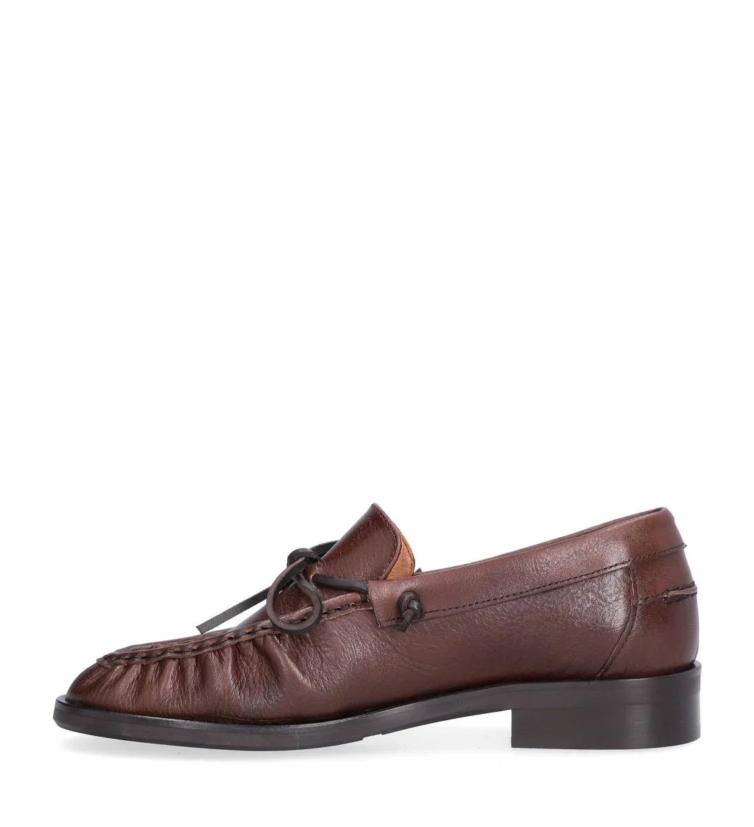 A9031 loafer med sløjfe - T.moro shadow calf 886 - Image 3
