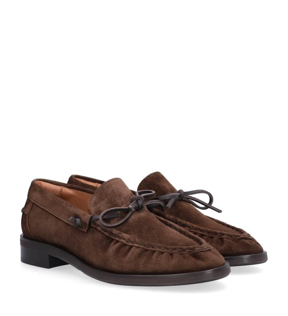 A9031 loafers med sløjfe - T. moro 1602 suede 556 - Image 3