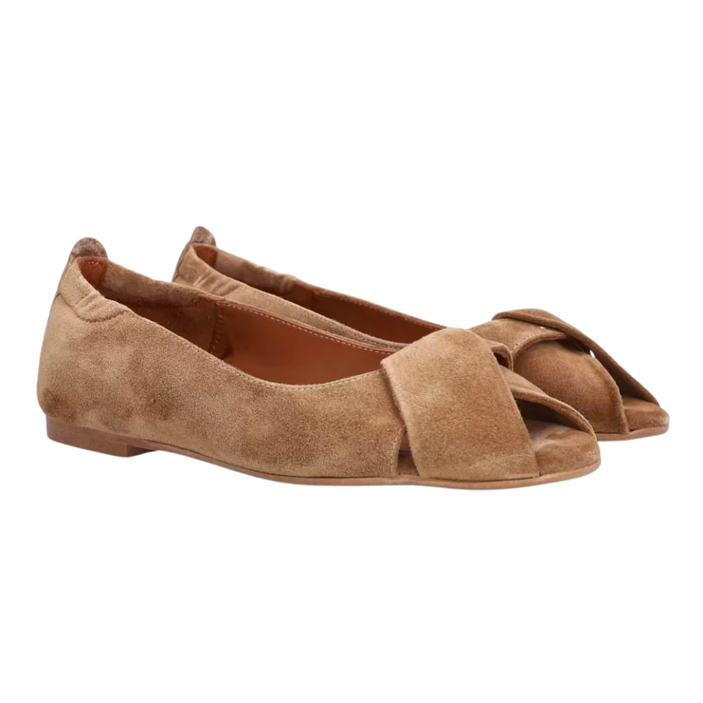 Ballerinasko - Cuoio babysilk suede 554 - Image 3
