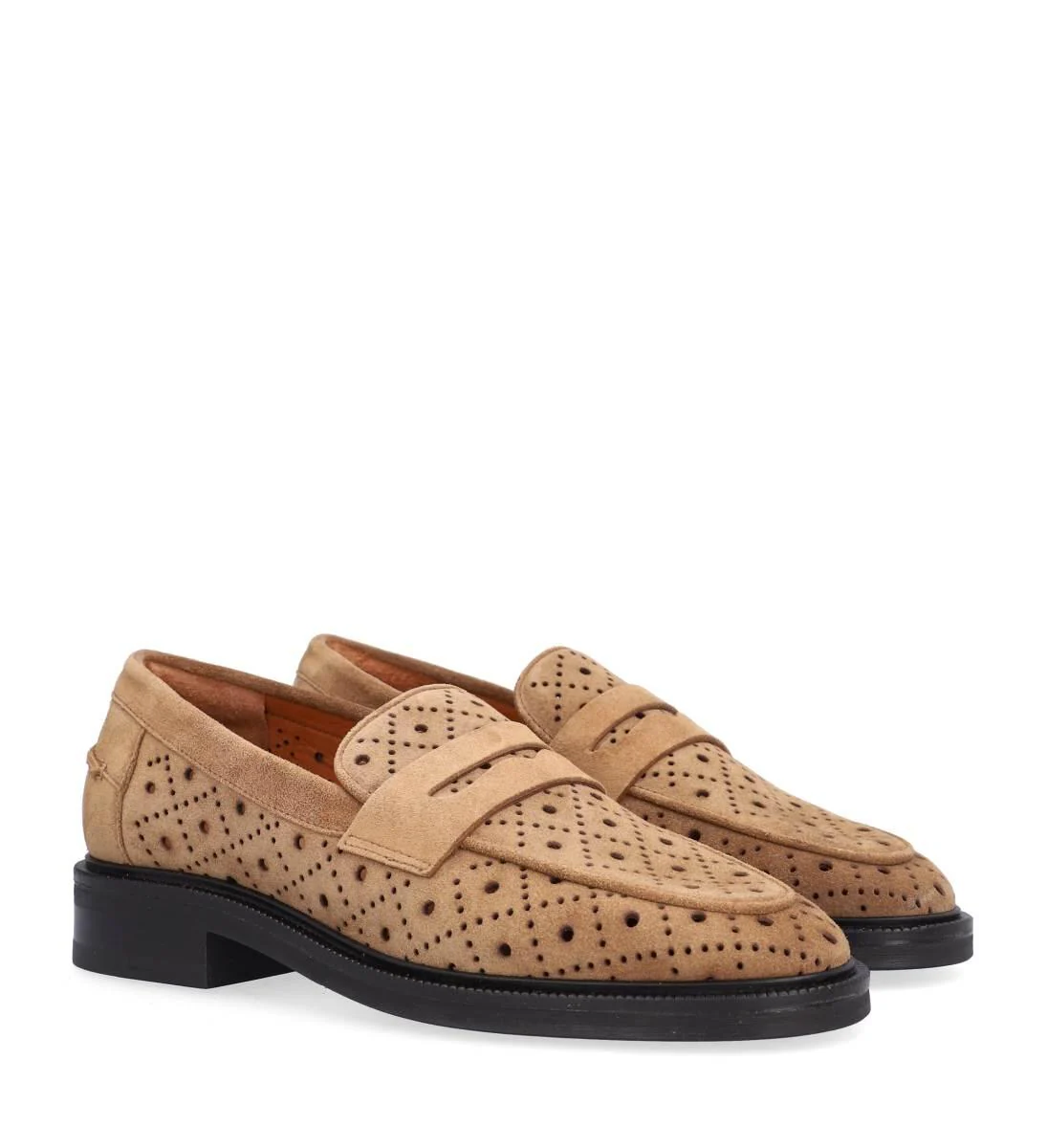 Loafers - Cuoio Babysilk Suede 554 - Image 3
