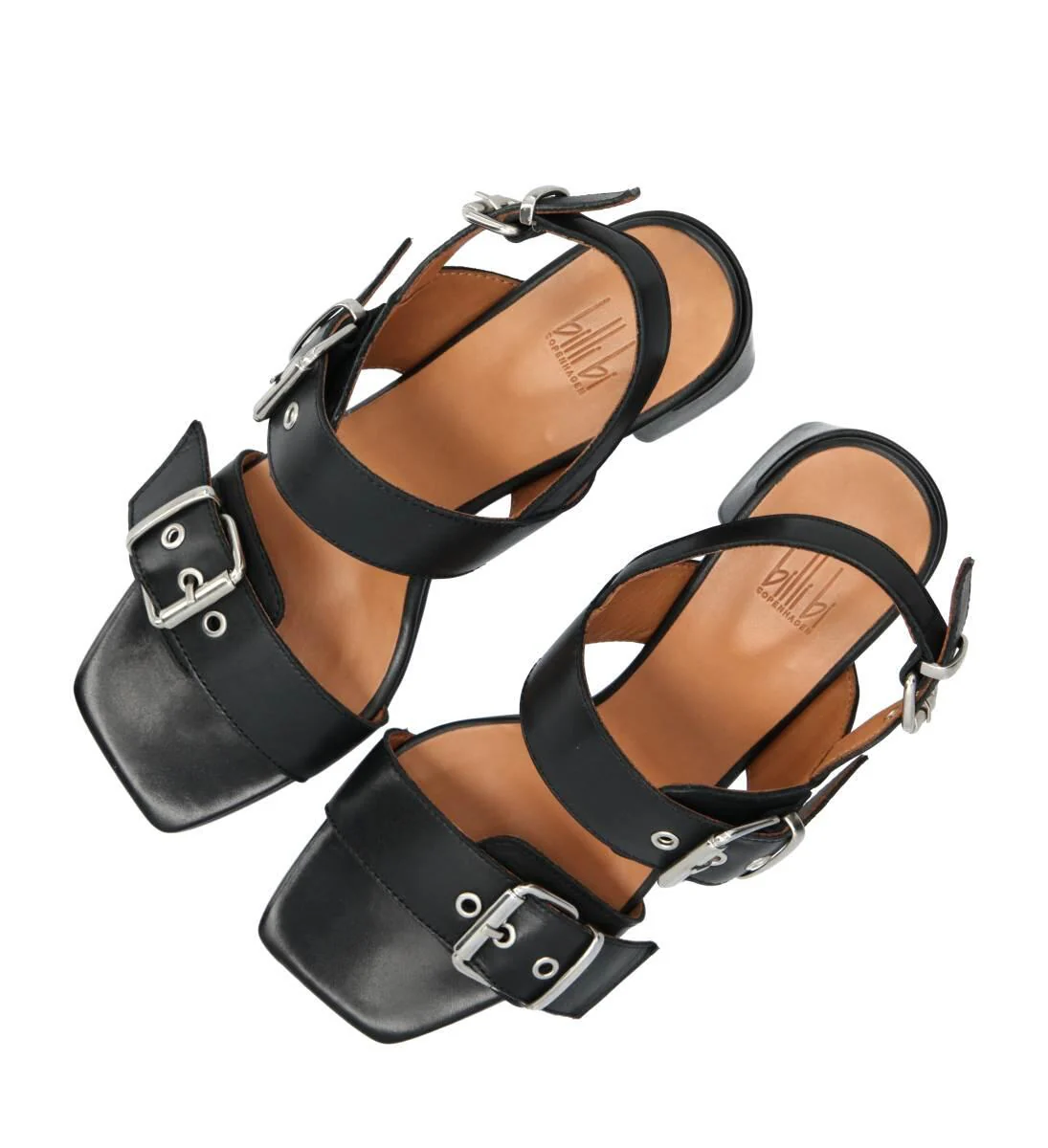 Sandaler med blokhæl - Black calf 80 - Image 4