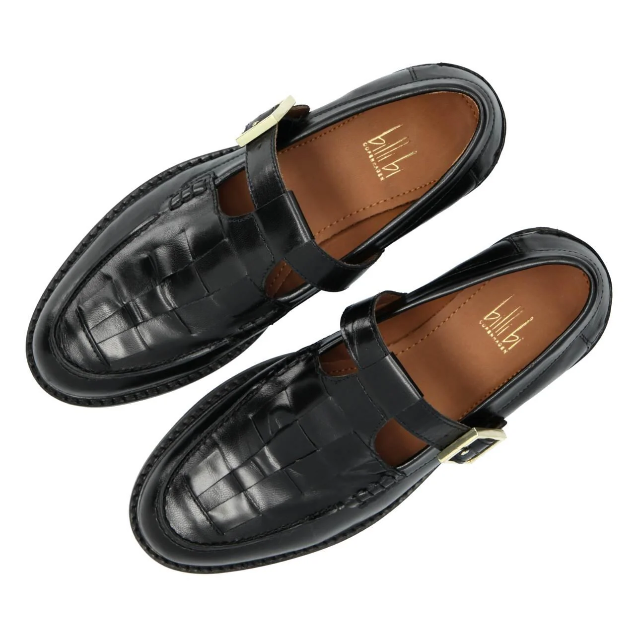 T-Bar Flet loafers - Black Calf 80 - Image 7