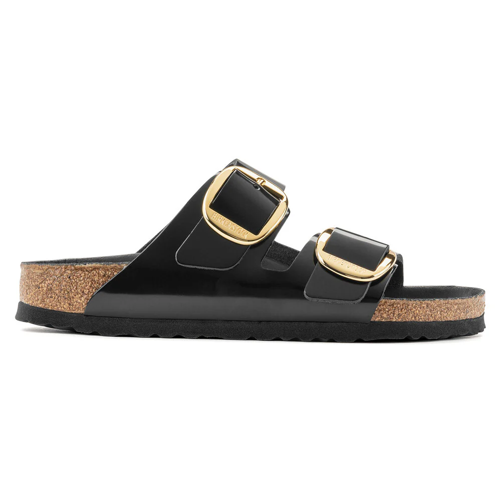 Arizona Big Buckle sandal - High Shine Black - Image 4