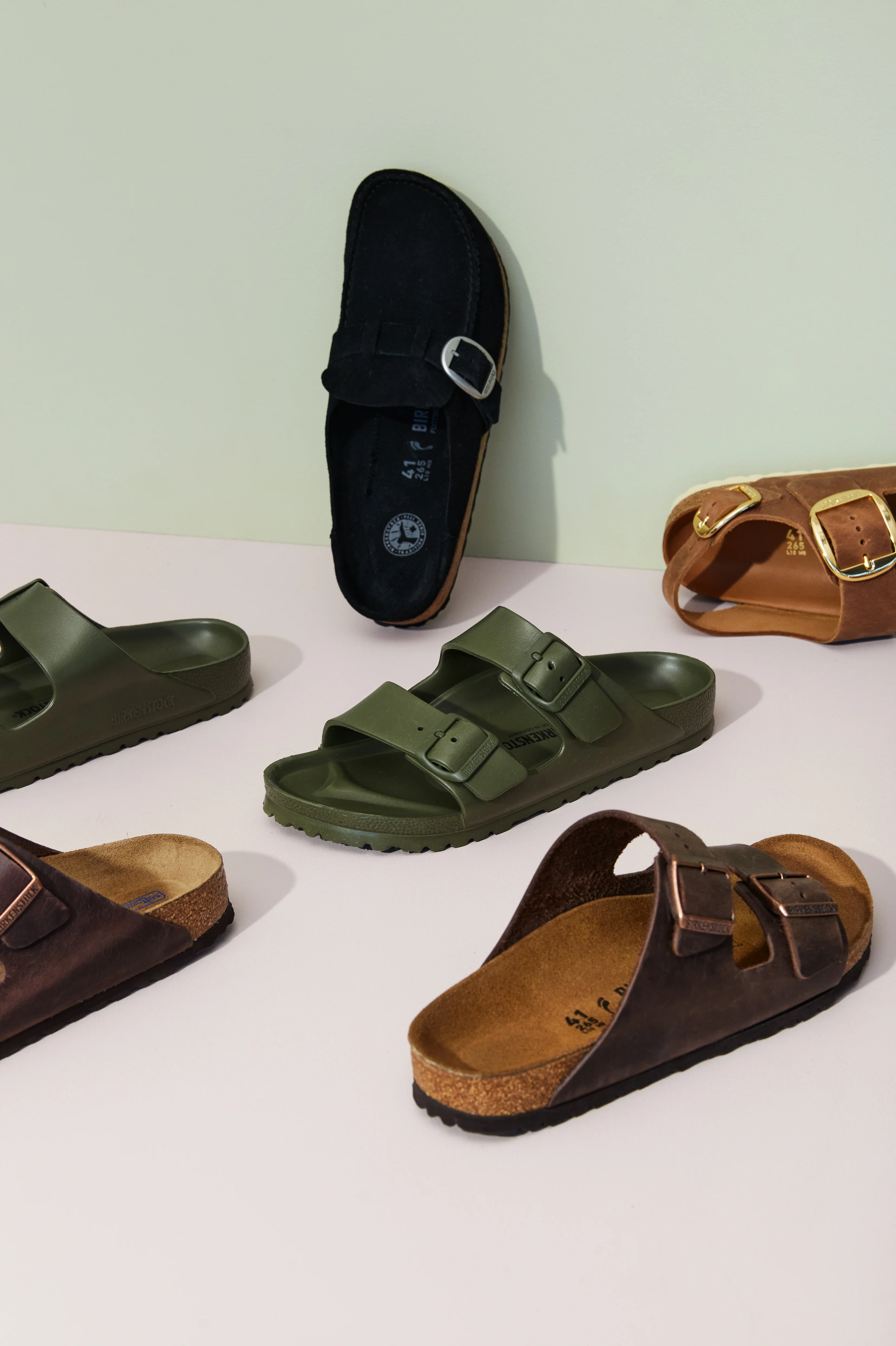 Arizona Eva sandaler - Khaki - Image 6