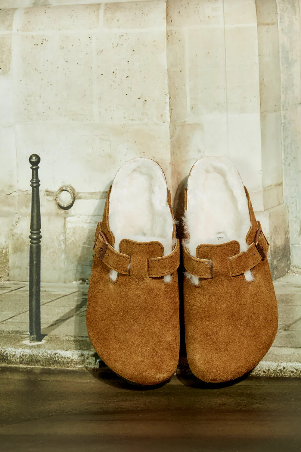 Boston Shearling ruskind clogs - Mink - Image 3